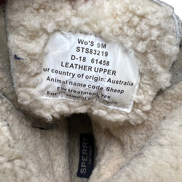 Sperry for J. Crew Shearwater Buckle Winter Boots Wool Lining Tan Women’s SZ 9M - Picture 3 of 11